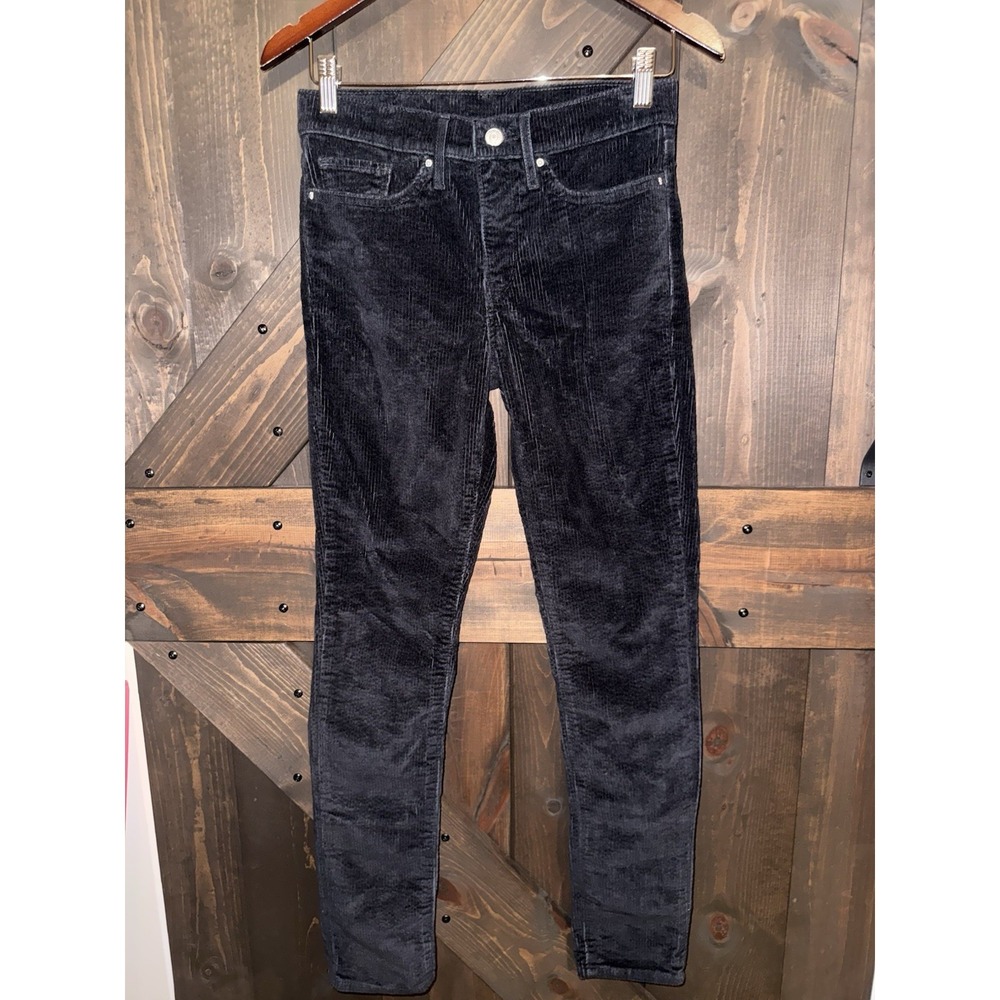 Levi's Women's 27 x 30‎ 311 Shaping Skinny Corduroy Black Pants